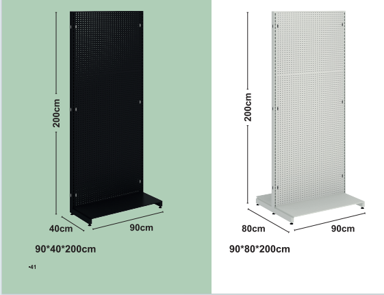 Mega Pegboard puitteet hyllyt