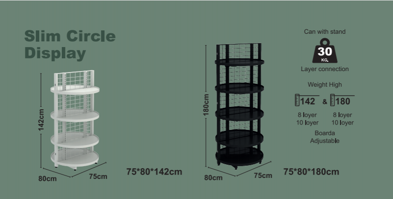 Slim ympyrän näyttö